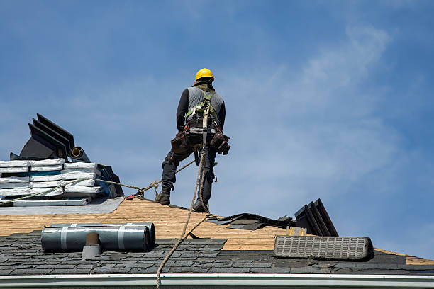 Professional Metal Roofing technician working in Rochester, MI